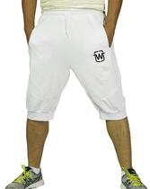 Bermuda de moleton wooks masculina skinny fitness