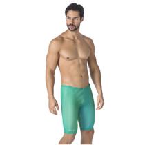 Bermuda de natação stripes verde kauna swim