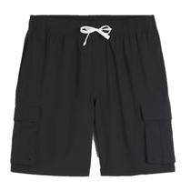 Bermuda De Praia Com Forro Em Short Hoo