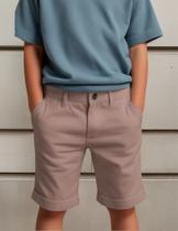 Bermuda De Sarja Infantil Juvenil Veste Bem