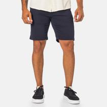 Bermuda De Sarja Masculina Casual Fit Cós Elástico E Cordão