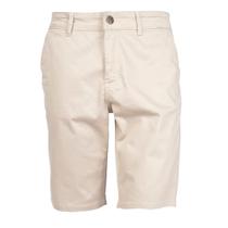 Bermuda de Sarja Masculina Pitt Básica Bege