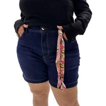Bermuda Detox Jeans Plus Size Feminina