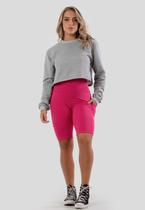 Bermuda Diluxo Fitness Biker Ciclista Com Bolso