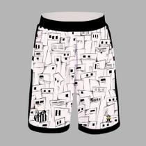 Bermuda do Santos Quebrada Jotaz Produto Oficial Masculino Bermuda do Santos Quebrada Jotaz Produto Oficial Masculino