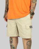 Bermuda DR7 Street Cargo Logo Hidrante - Bege Bermuda DR7 Street Cargo Logo Hidrante - Bege
