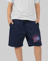 Bermuda DR7 Street Tactel Infantil Pixel - Azul Marinho Bermuda DR7 Street Tactel Infantil Pixel - Azul Marinho