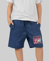 Bermuda DR7 Street Tactel Infantil Pixel - Azul Bermuda DR7 Street Tactel Infantil Pixel - Azul