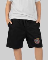 Bermuda DR7 Street Tactel Infantil Robô - Preto Bermuda DR7 Street Tactel Infantil Robô - Preto