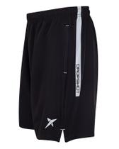 Bermuda Drop Shot Team Preta com cinza P