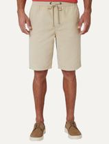 Bermuda Dudalina Masculina Sarja Elástico Algodão Cáqui Médio Bermuda Dudalina Masculina Sarja Elástico Algodão Cáqui Médio