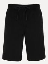 Bermuda Dudalina Masculina Sarja Elástico Algodão Preta