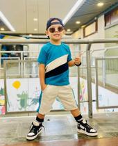 Bermuda e camisa Infantil Juvenil Menino Jovem Bermuda e camisa Infantil Juvenil Menino Jovem