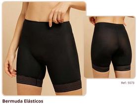 Bermuda elasticos preto