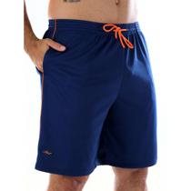 Bermuda Elite Masculina Dry Fit Sport 1248 Marinho/Laranja Bermuda Elite Masculina Dry Fit Sport 1248 Marinho/Laranja