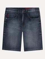 Bermuda Ellus Jeans Masculina Dark Indigo Elastic Long Azul Bermuda Ellus Jeans Masculina Dark Indigo Elastic Long Azul