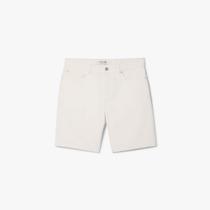 Bermuda em Denim com Ajuste Reto