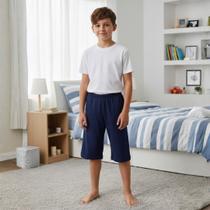 Bermuda Escolar Masculino 100% algoão