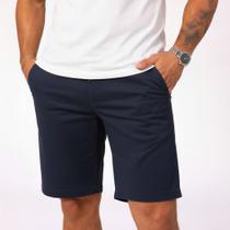 Bermuda Esporte Fino Brim Sarja Social Jeans - Mitchell