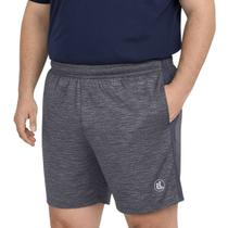 Bermuda Esporte Legal Line Plus Size Masculina - Cinza G2