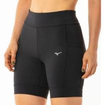 Bermuda Esporte Mizuno Feminina Bolso RUN 4140787 Cós Duplo Bermuda Esporte Mizuno Feminina Bolso RUN 4140787 Cós Duplo