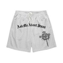 Bermuda Esportiva Masculina Retrô Com Estampa 3D Para Basquete, Casual De Verão, Solta, Estilo