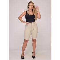 Bermuda Feminina 7883 Bege Claro F075
