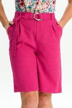 Bermuda Feminina Alfaiataria PINK G