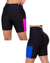 Bermuda Feminina Com Bolso Corrida Fitness Bermuda Feminina Com Bolso Corrida Fitness