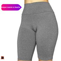 Bermuda Feminina com Cós Alto e Duplo para Academia Suplex