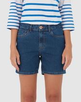 Bermuda Feminina Comfort Em Jeans Com Elastano Bermuda Feminina Comfort Em Jeans Com Elastano