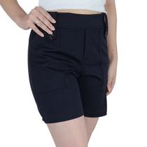 Bermuda Feminina Cotton e Cotton Preto - 35807