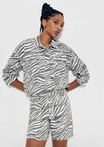 Bermuda Feminina De Sarja Animal Print Hering + Livia Bermuda Feminina De Sarja Animal Print Hering + Livia