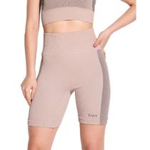 Bermuda Feminina Esportiva Fitness Sem Costura Canelada Trifil Bermuda Feminina Esportiva Fitness Sem Costura Canelada Trifil
