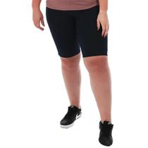 Bermuda Feminina Fitness Modelo Ciclista Plus Size: GG ao G3