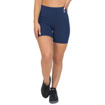 Bermuda Feminina Fitness Suplex Lisa Azul Escuro Bermuda Feminina Fitness Suplex Lisa Azul Escuro
