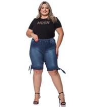 Bermuda Feminina Jeans com Elastano Plus Razon Jeans