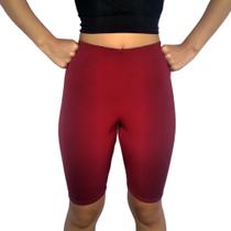 Bermuda Feminina Justa Elástico Lisa Suplex Pp ao Plus Size