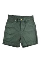 Bermuda Feminina Meia Coxa Avancini - Estampa Verde Lisa Bermuda Feminina Meia Coxa Avancini - Estampa Verde Lisa