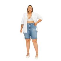 Bermuda Feminina Plus Size