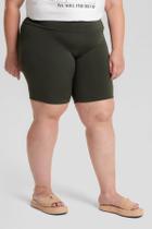 Bermuda Feminina Plus Size Modelo Ciclista Zero Transparência - Serena Bermuda Feminina Plus Size Modelo Ciclista Zero Transparência - Serena