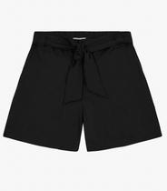 Bermuda Feminina Plus Size Secret Glam Preto Bermuda Feminina Plus Size Secret Glam Preto