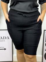 Bermuda Feminina Shorts Plus Size Tamanho Grande Veste G1 ao G4 Ciclista