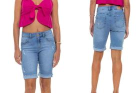 Bermuda Feminina Tanise Jeans Ref.Be7070