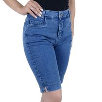 Bermuda Feminina Tharog Jeans Meia Coxa - 2426JE