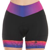Bermuda Feminina Z-Nine Ride Rosa/Roxo Bermuda Feminina Z-Nine Ride Rosa/Roxo