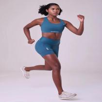 Bermuda Feminino Running Bolso 15Cm Authen
