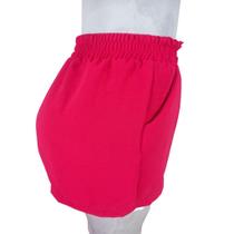 Bermuda Festa Casual Short Duna Feminino com Elastico na Cintura