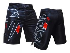 Bermuda Fight Muay Thai MMA Venum Black Belt Dark