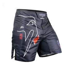 Bermuda Fightshort Boxe Muay Thai MMA Venum Black Belt New Style Black
